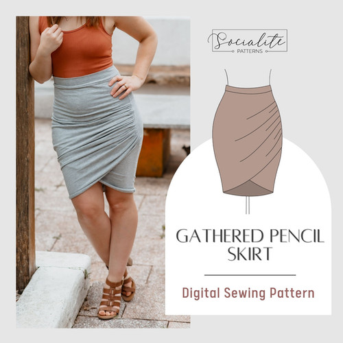 Straight Skirt With How To Sew Pencil Cut Skirt Skirt Pattern