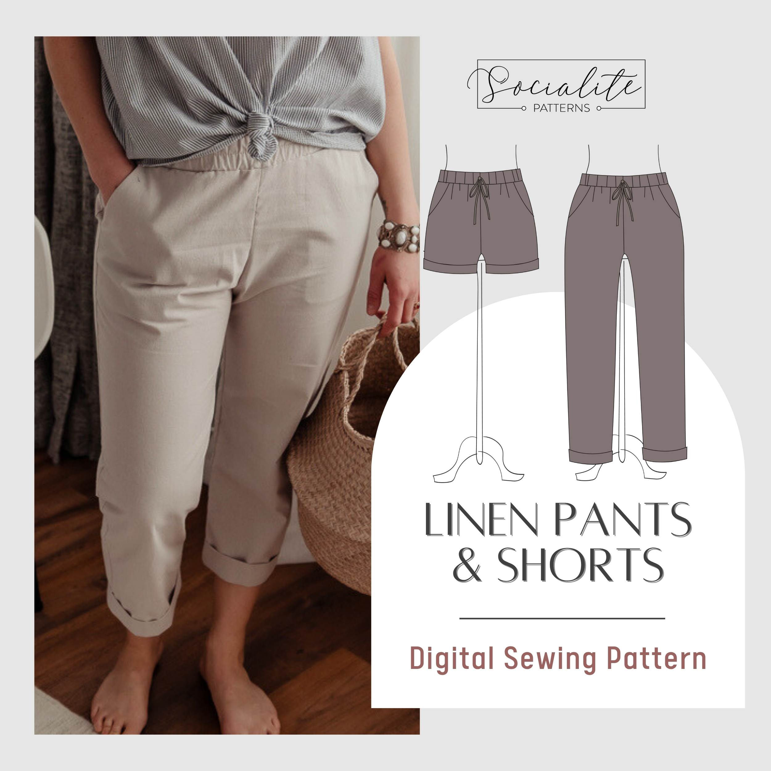 Linen Pants Sewing Pattern