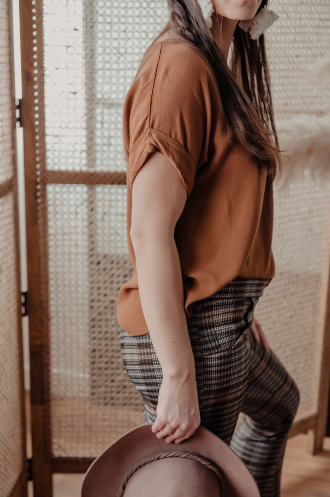 Miniatura: Dolman Loose Fit Shirt Pattern