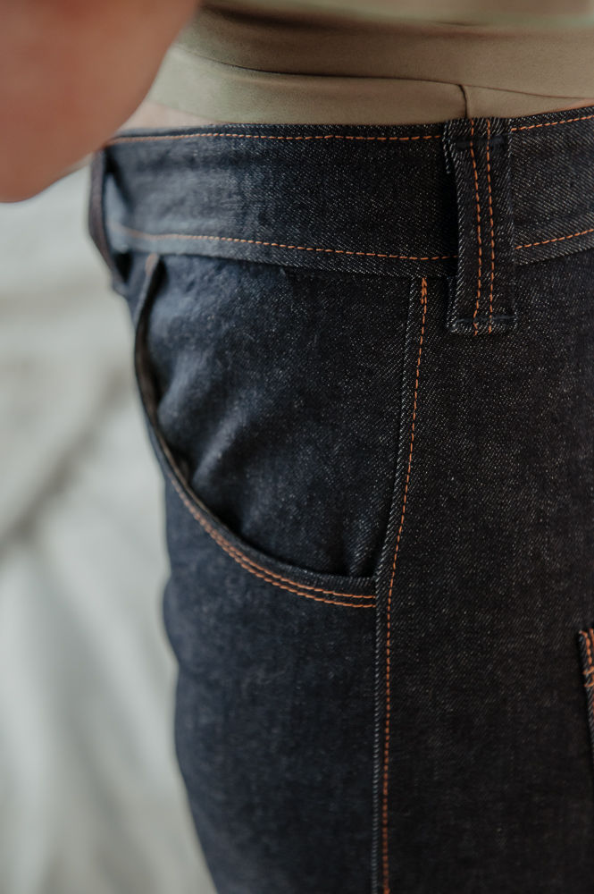 Miniatura: Straight Leg Jeans Pants Pattern