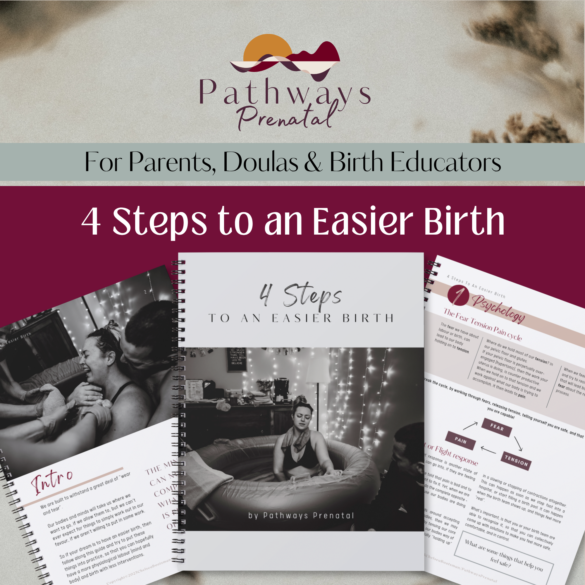 4 Steps To An Easier Birth