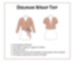Miniatyrbild: Dolman Loose Fit Wrap Top Pattern