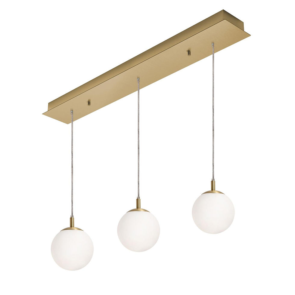 Thumbnail: Loretto 36'' Linear, Multi-Port, Med Base Pendant