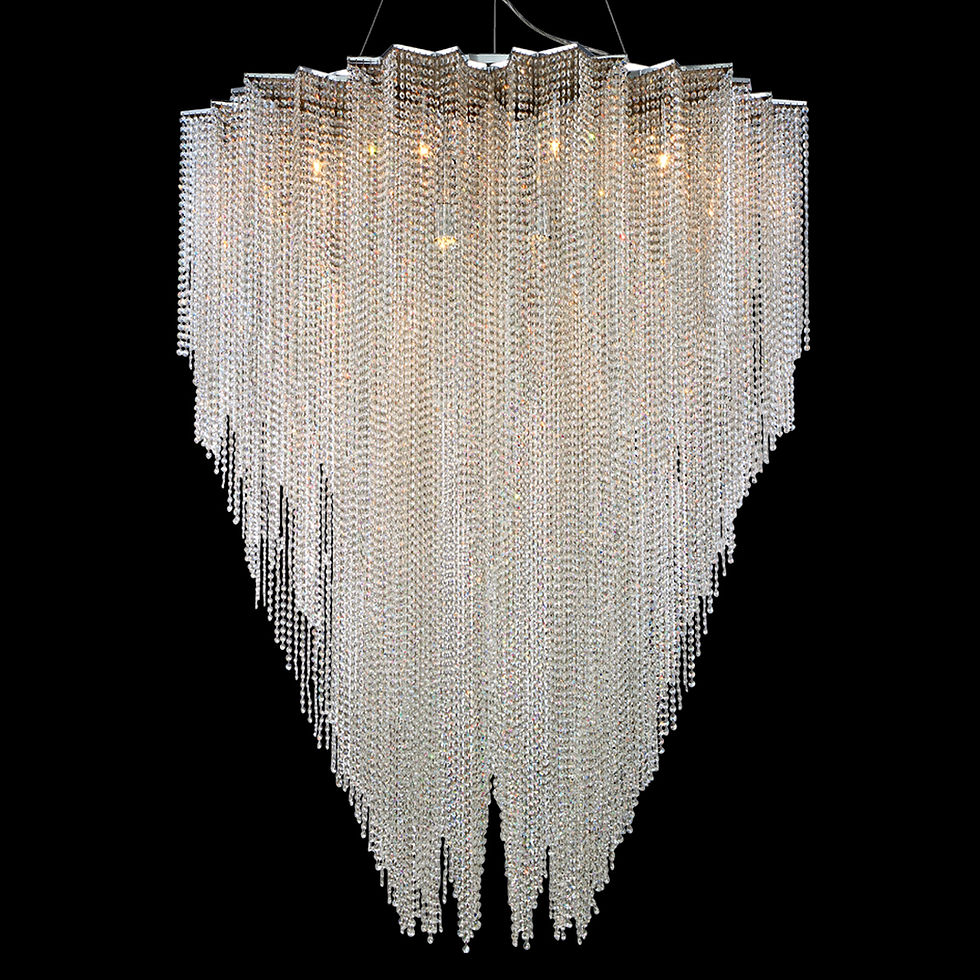 Thumbnail: COHEN 24-LIGHT 67IN GRAND CHANDELIER