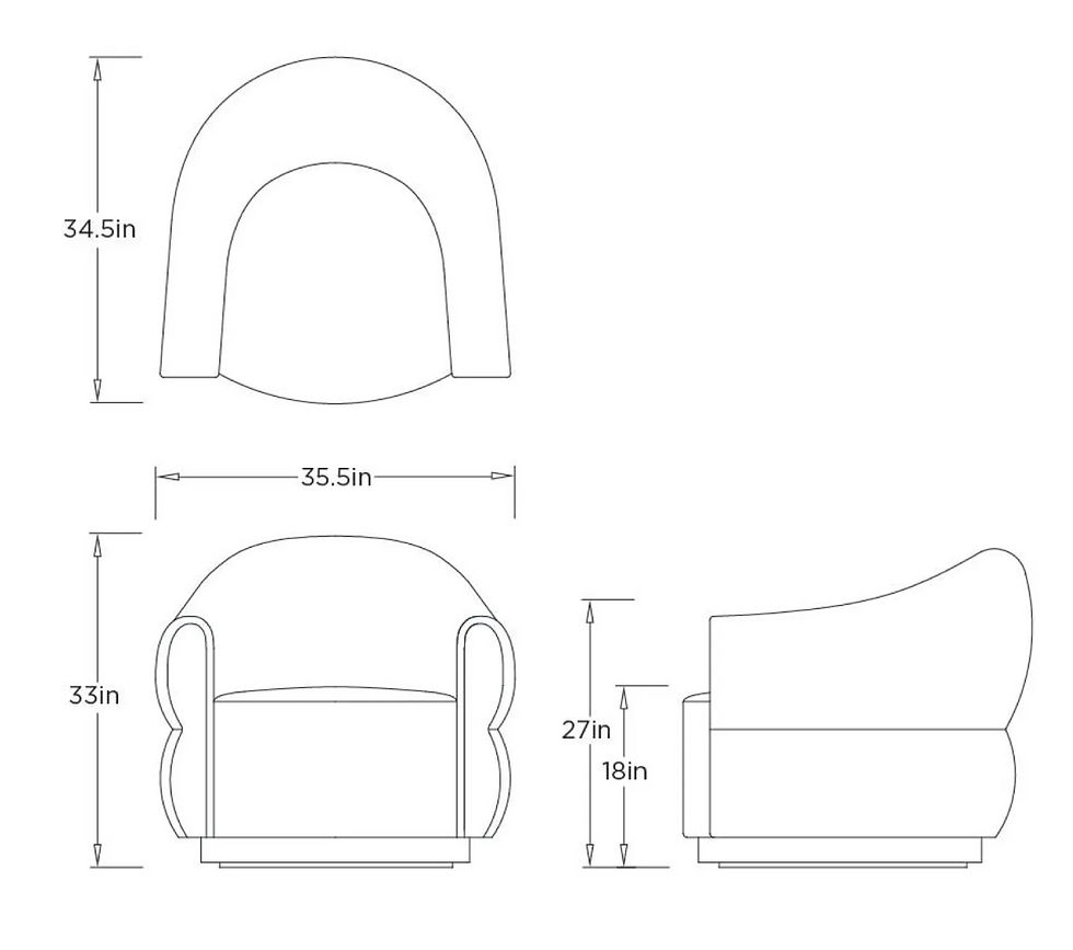 Thumbnail: Alexandra Swivel Chair