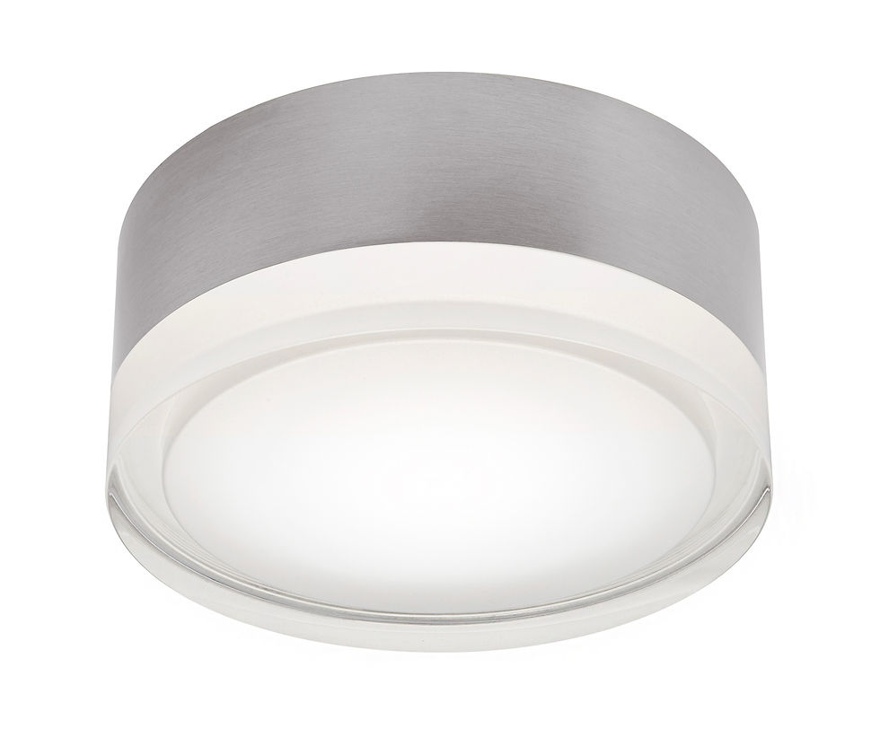 Thumbnail: Satin Nickel Emma 06'' LED Flush Mount