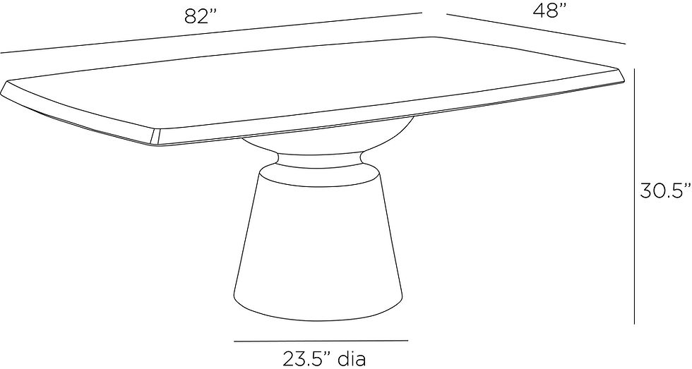 Thumbnail: Arteriors FORGEY DINING TABLE