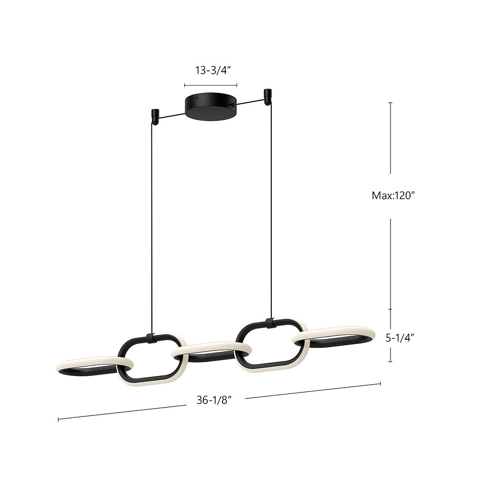 Thumbnail: Airen 36-in Linear Pendant