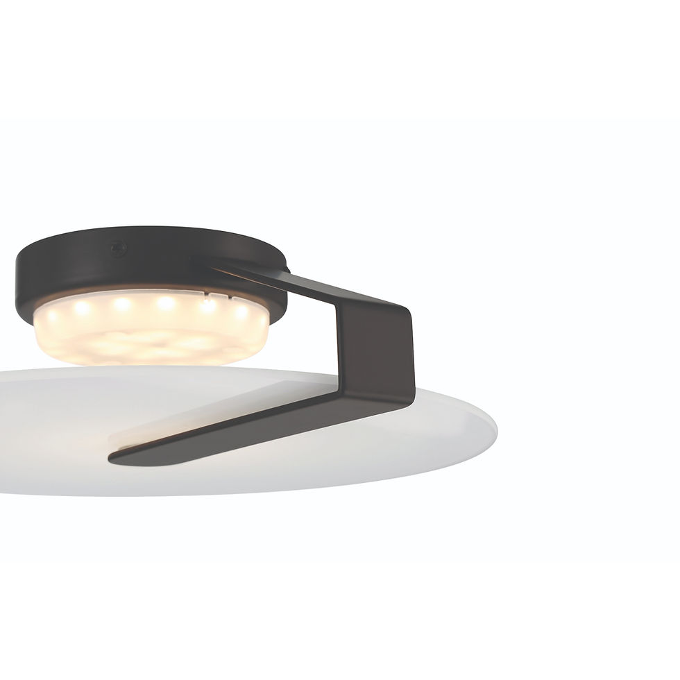 Thumbnail: matte black NUVOLA 12IN LED FLUSH MOUNT