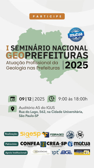 banner I seminário nacional geoprefeituras