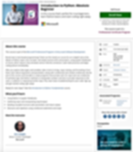 edX course overview page