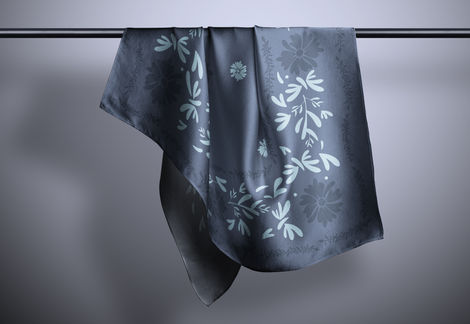 Paisley Scarf - Blue