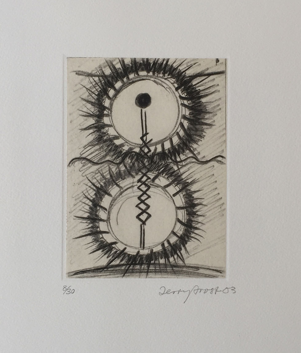 Thumbnail: The Complete SS portfolio of etchings by Terry Frost: Laced Sun