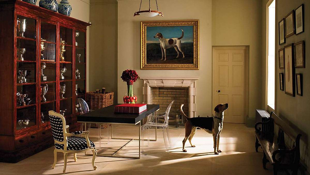 The painting of Tapster in the reception of The Kennels