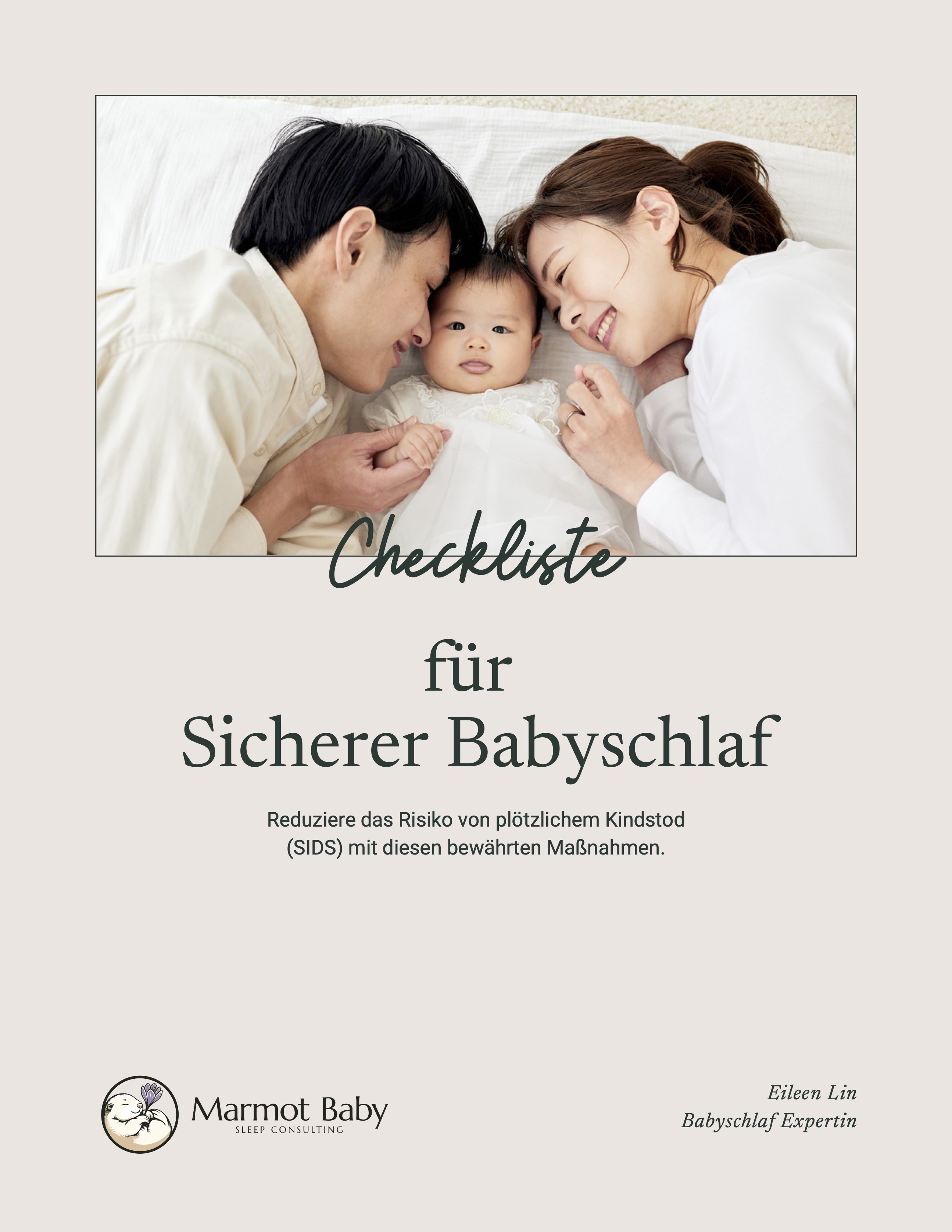 Eltern mit Baby – Checkliste sicherer Babyschlaf, auch Co-Sleeping