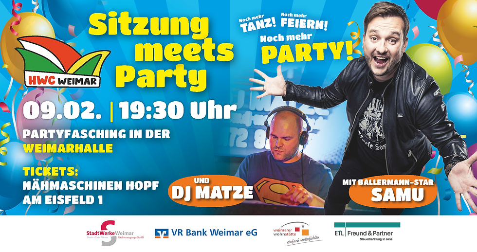 HWC - Sitzung meets Party