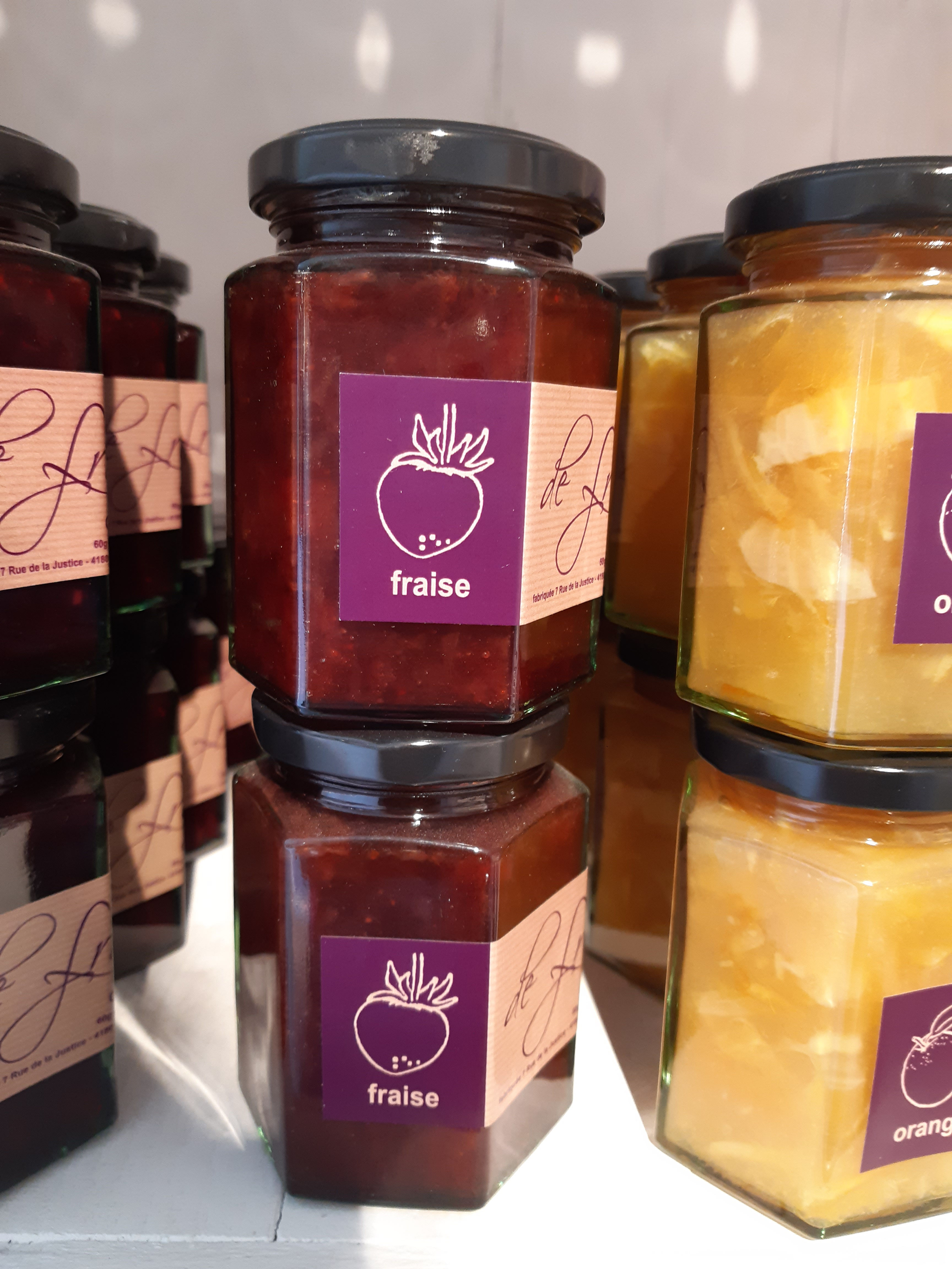 Confiture sans sucre 'Le Fruitier' aux fraises