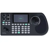 Black AV control panel for events
