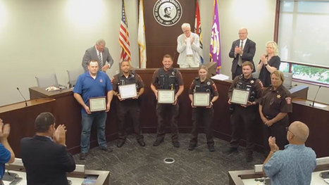 Sheriff Crouch Recognizes Officers for Life-Saving Response 