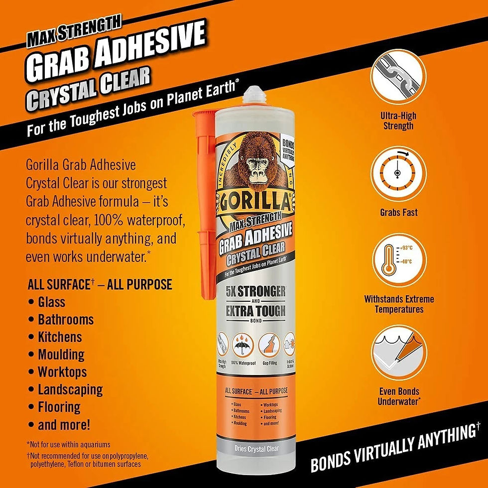 Gorilla Heavy Duty Grab Adhesive Crystal Clear 270ml – image 2