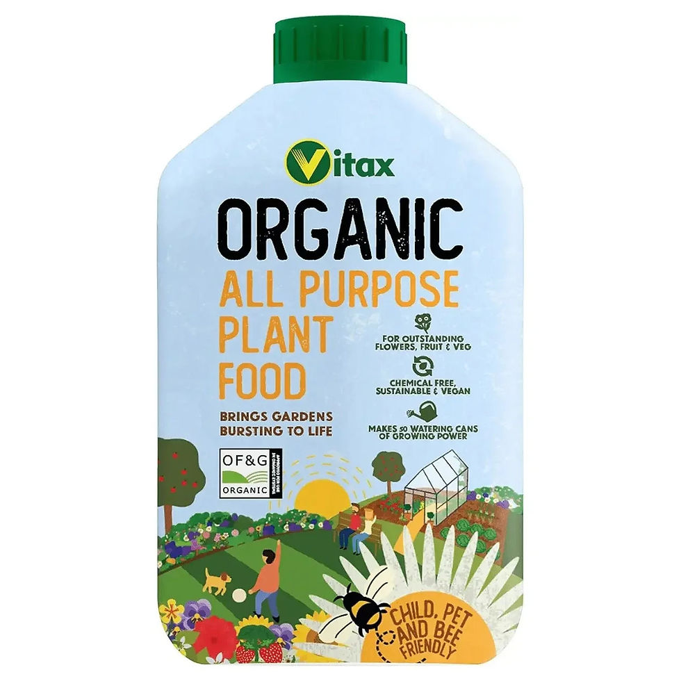 Vitax Organic All Purpose Plants Food Fertiliser Natural Healthy Growth 1L