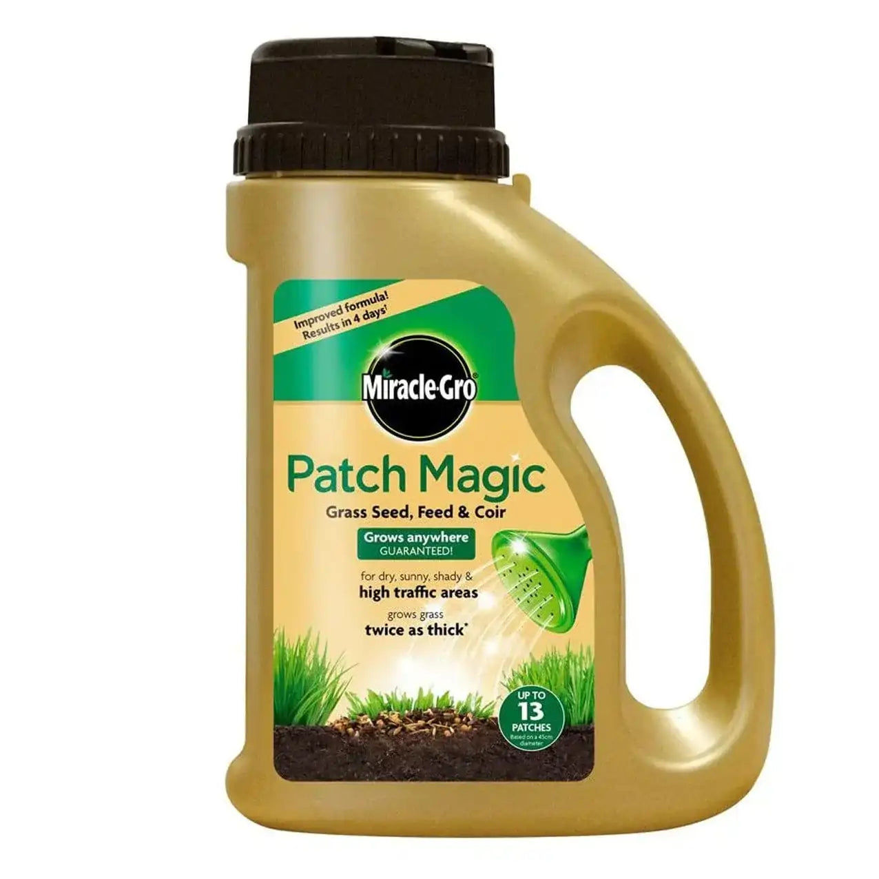Miracle-Gro Patch Magic Grass Seed, Feed & Coir