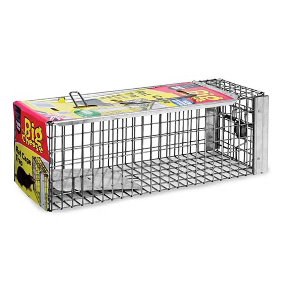 The Big Cheese Free To Go Multi-Catch Rat Cage Trap - The Big Cheese Rat Cage