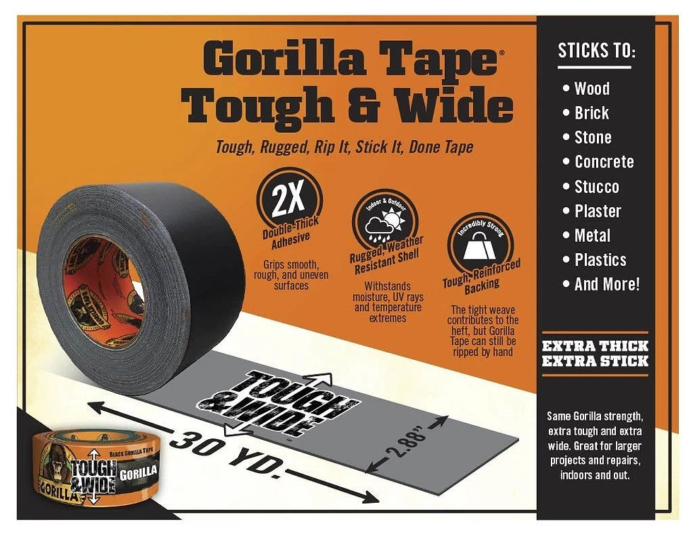 Thumbnail: Gorilla Tape Tough and Wide 27m – image 3