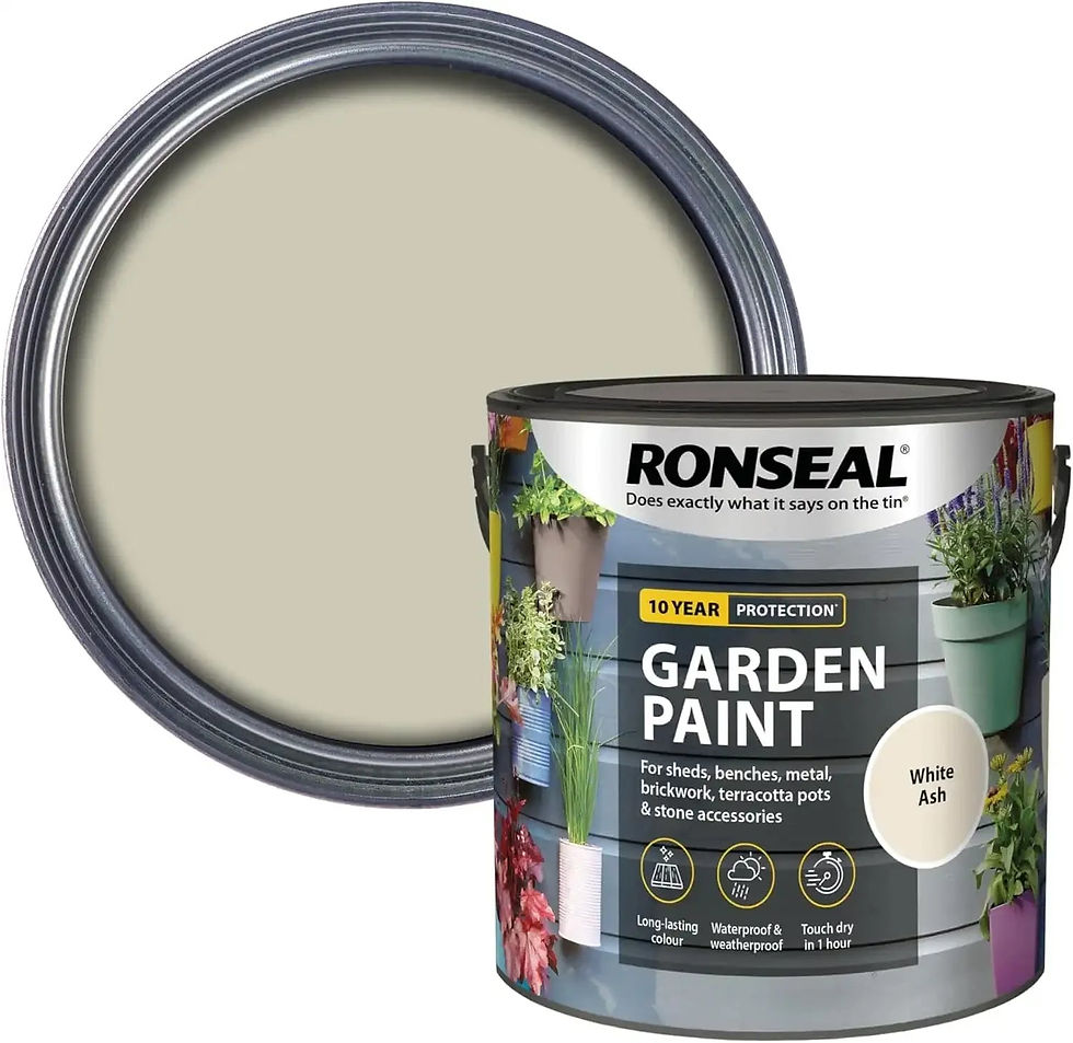 Ronseal Garden Paint White Ash 2.5L – image 2