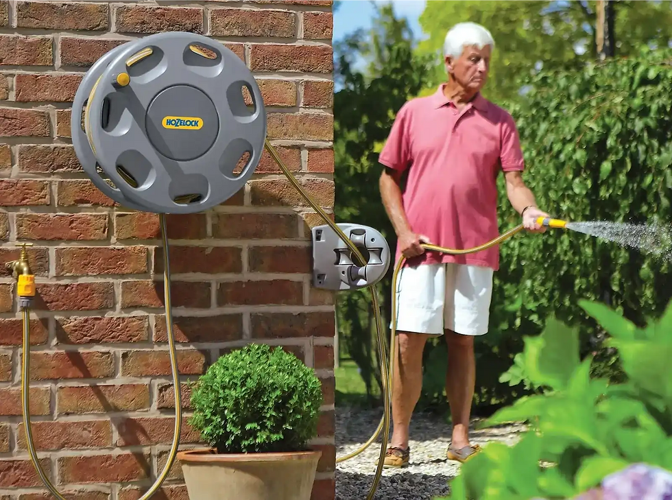 Hozelock Free Standing Hose Reel Set With 25m, view 2