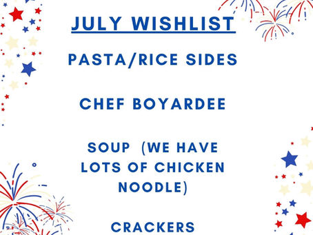 July Wishlist