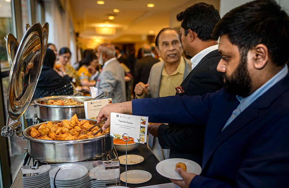 cocktail-hour-samosas-buffet-line-happy-guests.jpg
