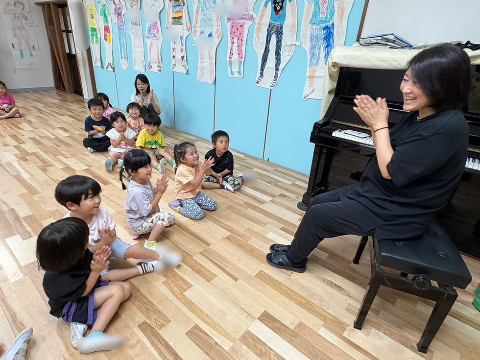 🍒さくらんぼ組(4歳児)🍒「リトミック開始🎶」