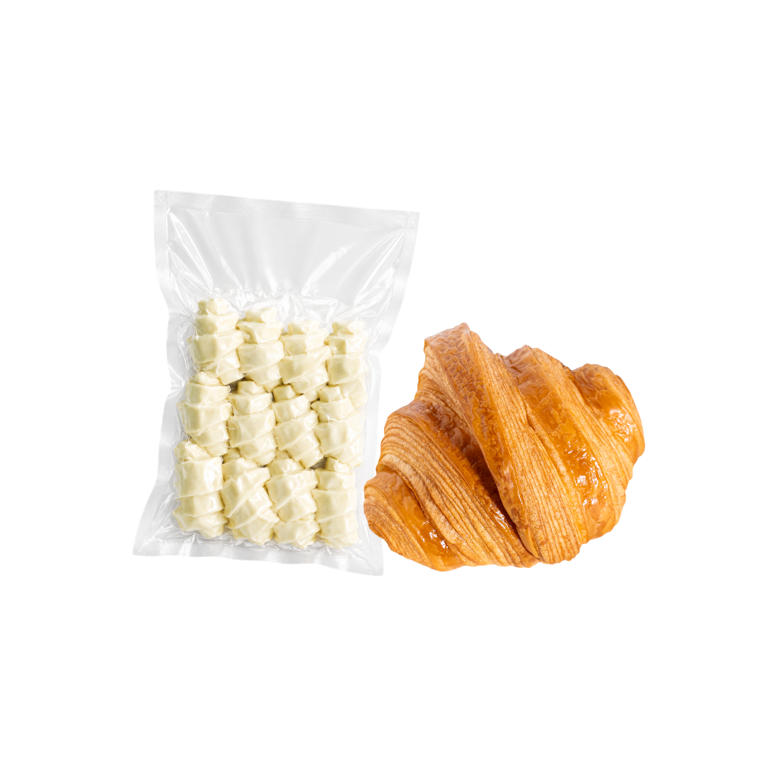 PLAIN PURE FRENCH BUTTER | Cafe Size Frozen Dough (15pcs)