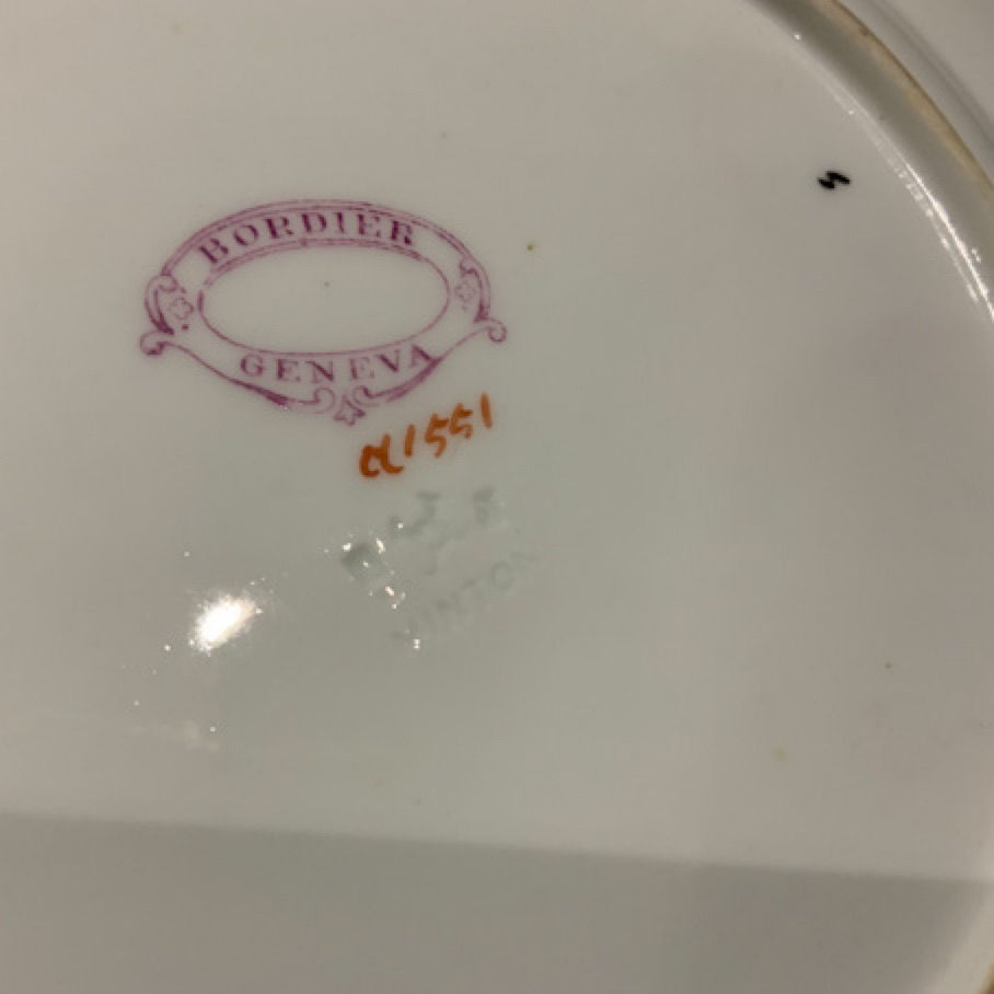 Miniatura: Service à dessert Porcelaine Minton 19eme