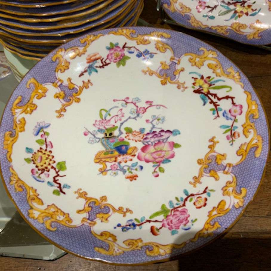 Miniatura: Service à dessert Porcelaine Minton 19eme