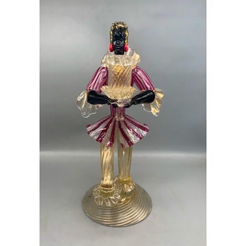 Murano Grand Bougeoir en verre soufflé 