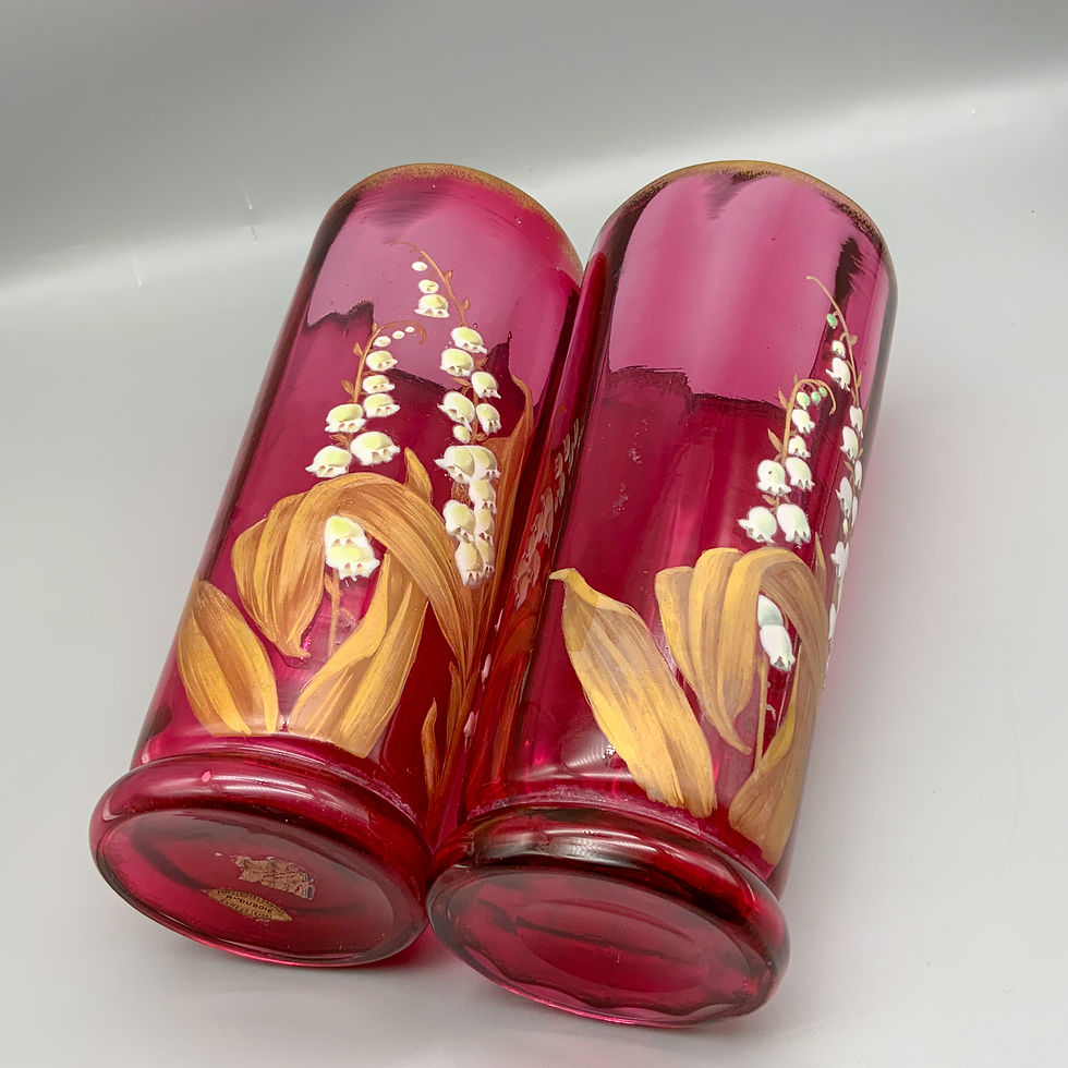 Miniatura: Paire de vases 1900 Legras