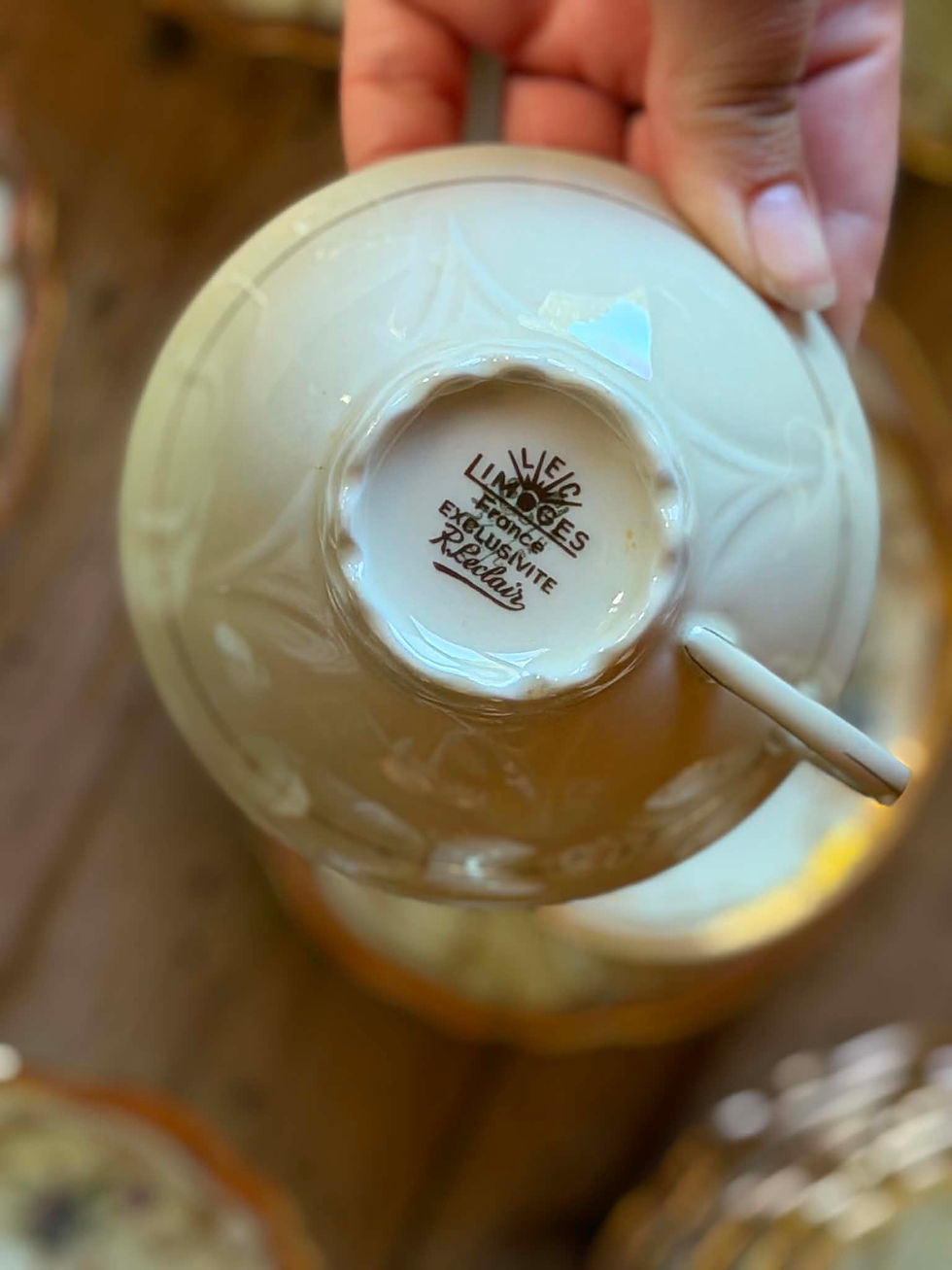 Миниатюра: Service de table 84 pièces porcelaine de Limoges 
