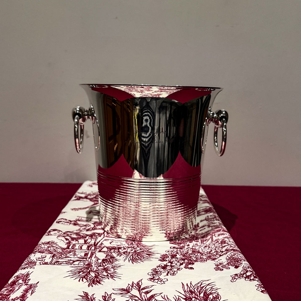 Miniatura: Seau à champagne métal argenté 