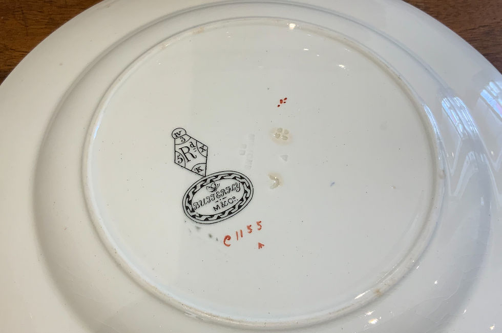 Miniatura: Mintons 12 assiettes plates anciennes  Butterfly