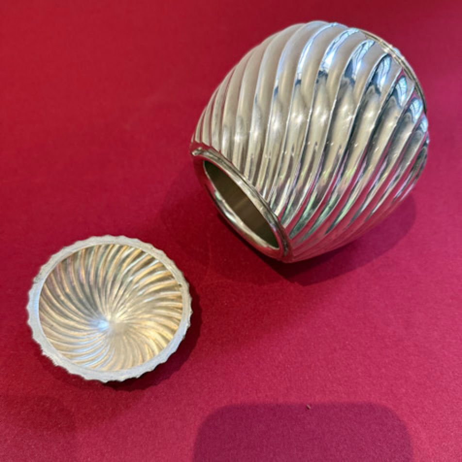 Miniatura: Boîte à thé en argent sterling 925