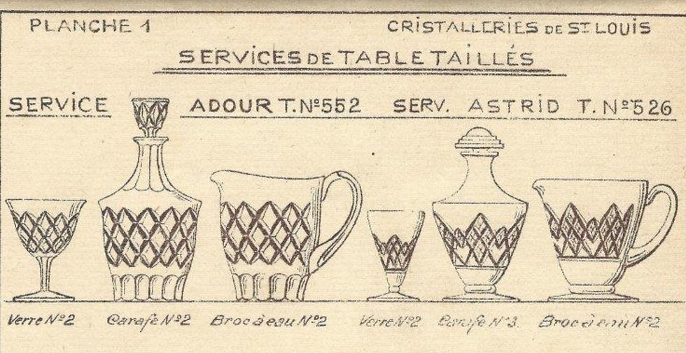 Miniatura: Saint Louis 10 verres à eau Adour