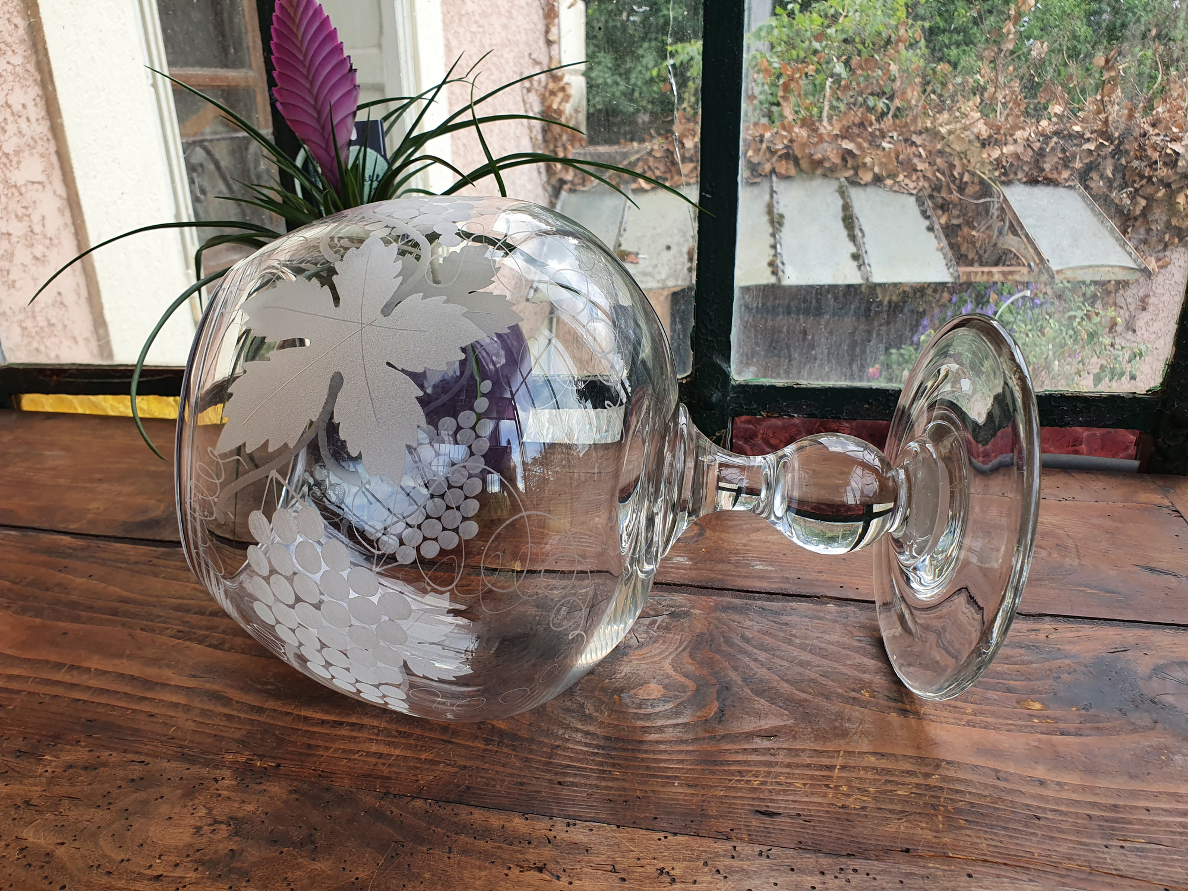 Énorme verre décoratif 