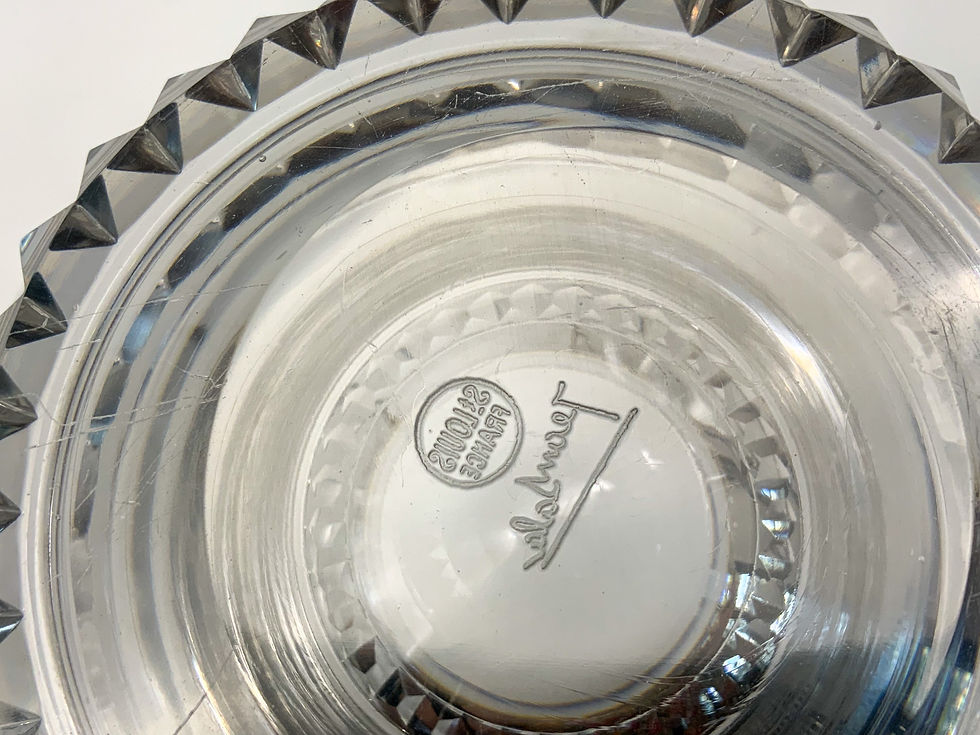 Thumbnail: Saint Louis / Jean Sala coupe Art Deco 