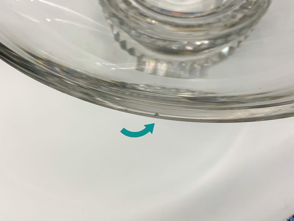 Thumbnail: Saint Louis / Jean Sala coupe Art Deco 