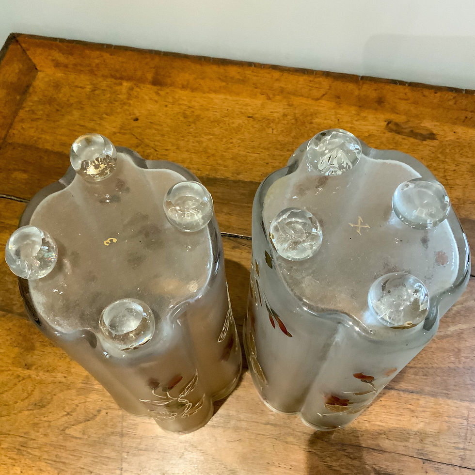 Miniatura: Paire de  vases en verre 