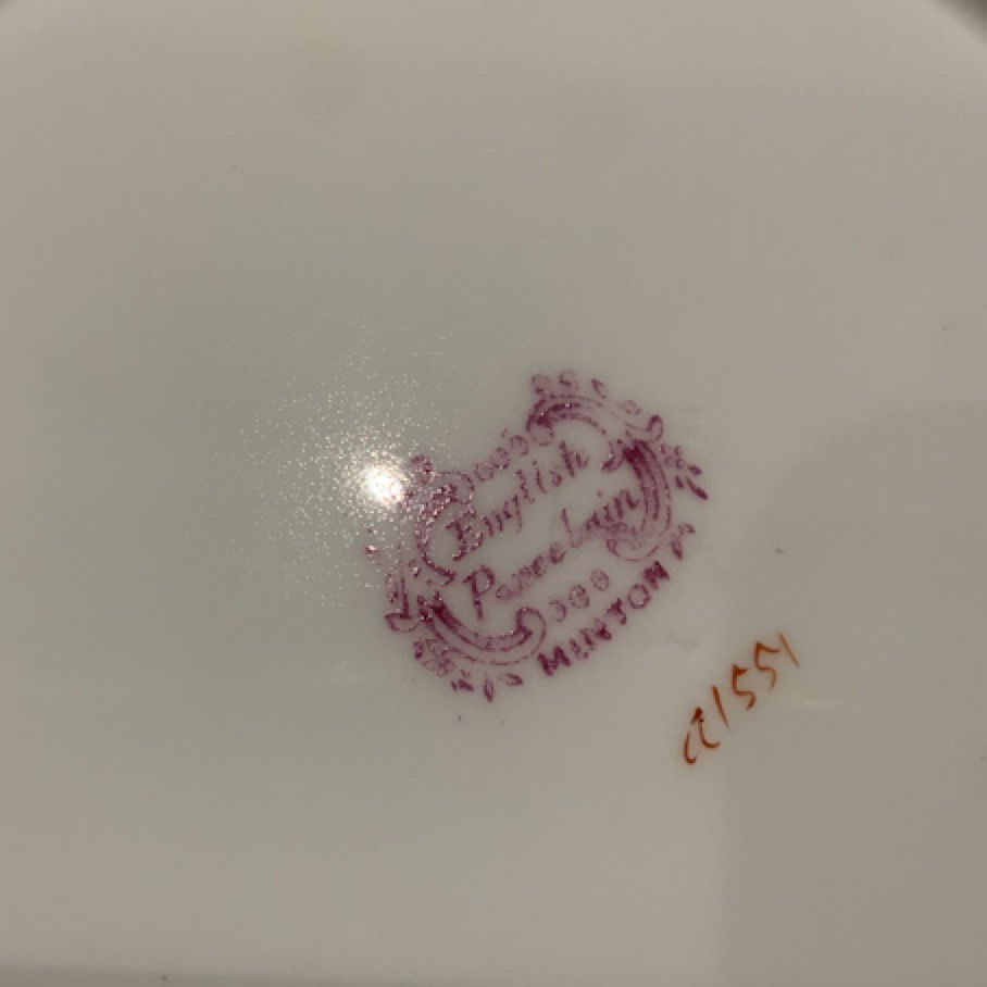 Miniatura: Service à dessert Porcelaine Minton 19eme