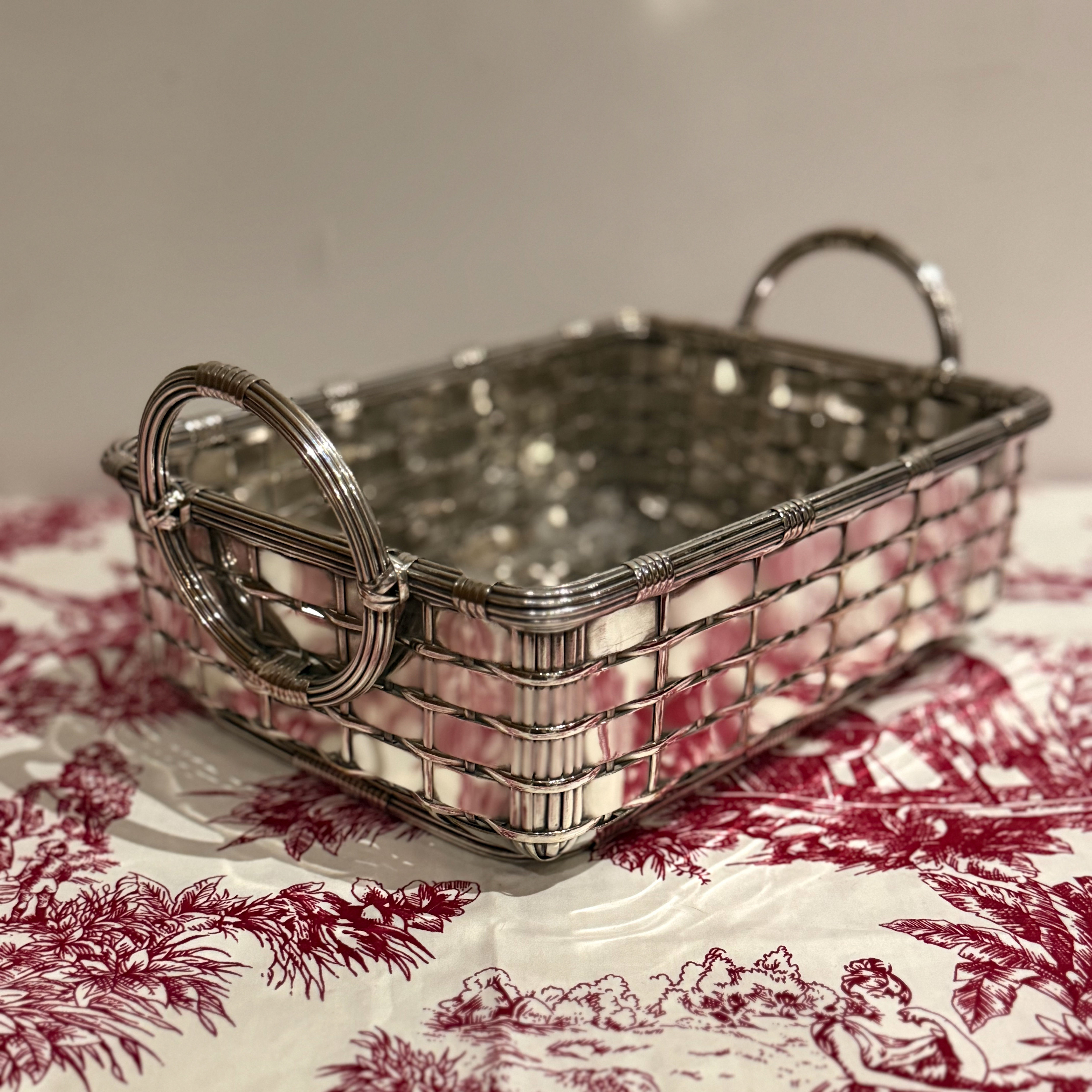 Christofle panière / centre de table