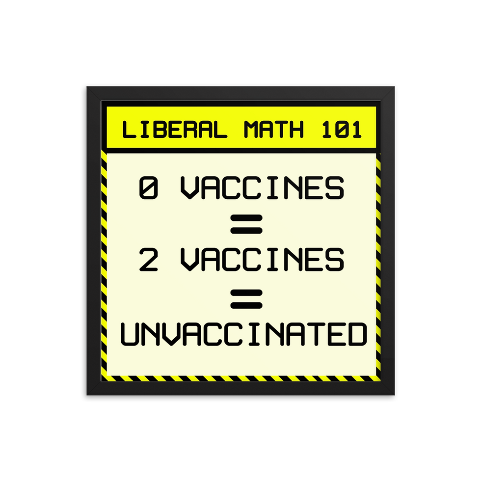 Thumbnail: Liberal Math- Framed poster
